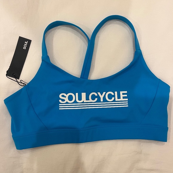 SOULCYLCE bright blue sports bra. Never worn NWT. Comes in a Matching set - Picture 1 of 4